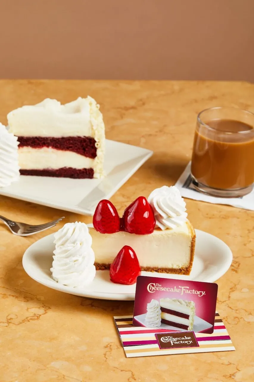The Cheesecake Factory Gift Card Slices